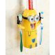NY Minions Toothpaste Dispenser with 2 Tooth Brushes Holder