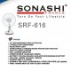 Sonashi 16" Rechargeable Fan SRF-616