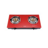 AARDEE 2 Burner Glass Top Gas Cooker with FFD ARGS-2GB FFD in Red