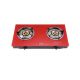 AARDEE 2 Burner Glass Top Gas Cooker with FFD ARGS-2GB FFD in Red