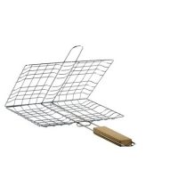 CM BBQ Grill Basket with Wooden Handle