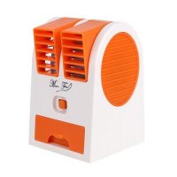 Essentials Mini USB Turbine Fan Orange & White