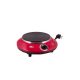Anex Deluxe Hot Plate AG-2065 in Red & Silver
