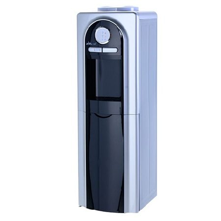 Aqua Well Water Dispenser With Refrigerator in White & Black