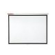 Aurora 6x6FT Manual Wall Mounted in Matte White