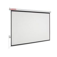 Aurora 8x6FT Electric Wall Mounted in Matte White