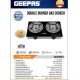 Geepas Double Burner Gas Cooker GK 6893