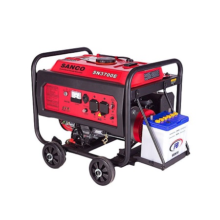 Sanco 2.5 KW Petrol & Gas Generator SN 3700E Online in Pakistan ...