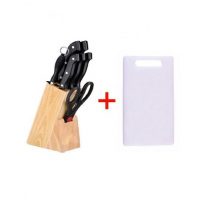 XUNOM Pack of 2 Kitchen Knife Set With Chopping Board