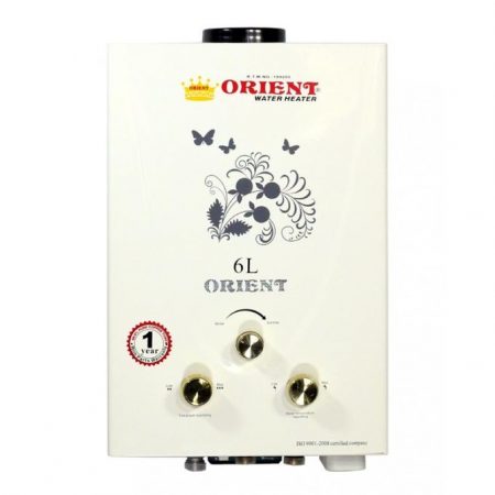 Orient 6 Liters Natural Gas Geyser 01 W-EB