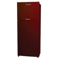 Singer 14 Cft Glass Door Refrigerator 4000 Radiance Series in Ruby