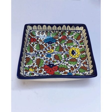 Arraish Small Square Dish Spring Patterns