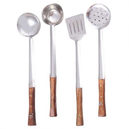 Bawarchi Khana 4 Pcs Kitchen Cooking Spoons