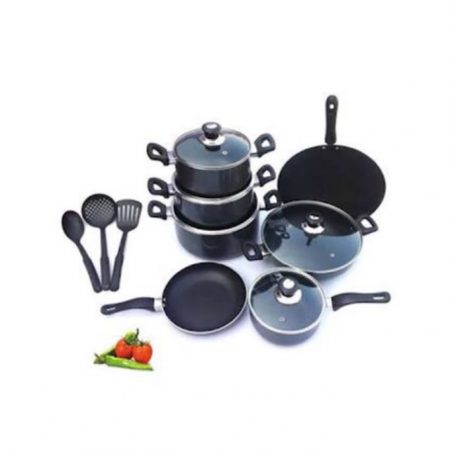 Chef Set of 15 Non-Stick Double Coated Pan Set