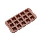 Easy Baking Silicone Chocolate Mold in Square Shape