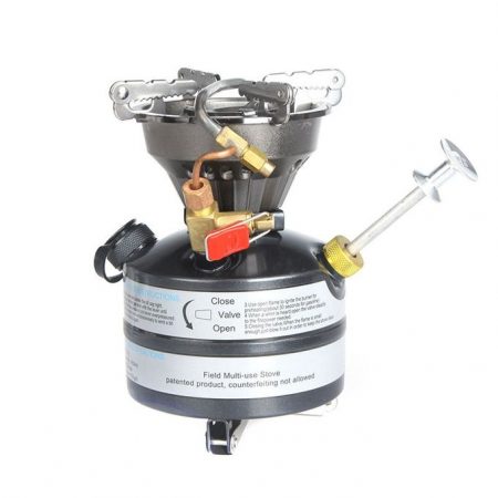 Hedge Over Outdoor Camp Stove Gasoline Burner Gas