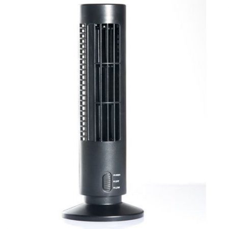 KBR USB Tower Fan in Black