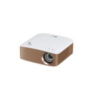 LG LED Projector in White & Gold
