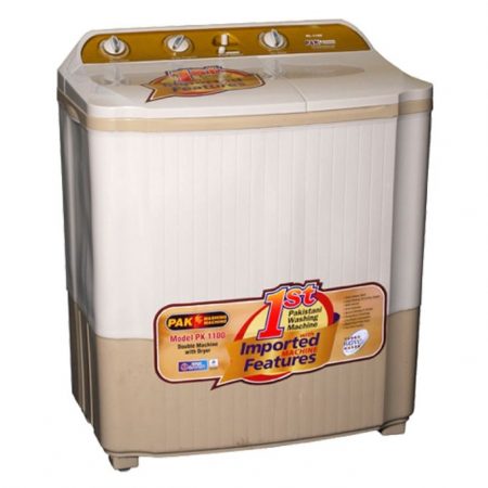 Pak Fan Twin Tub Washing Machine with Dryer PK-1100