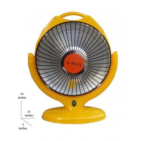 Y.Ali Sun Halogen Fan Shap Heater in yellow