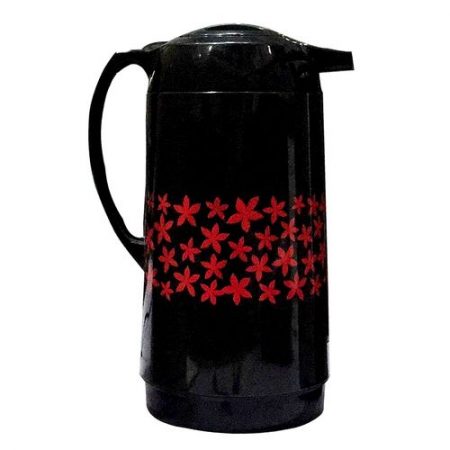 Super Rinnai 1 Liter Thermal Vacuum Flask in Black