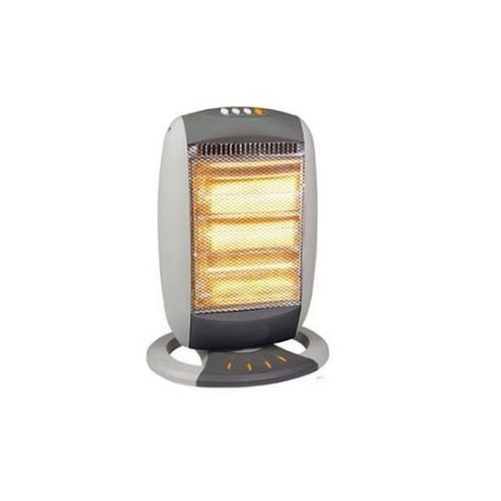 CM Life Halogen Heater in Black Silver