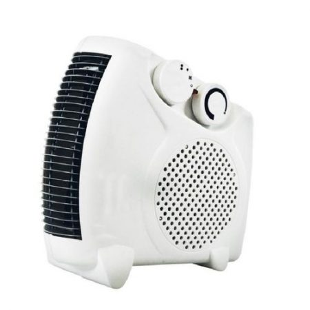 Haris Center Electric Fan Heater in White