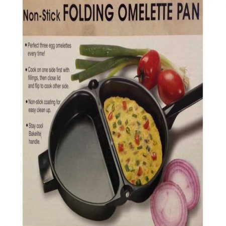 Kitchen King Nonstick Folding Omelet Fry Pan Maker