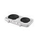 ALPINA Double Hot plate 1500W White & Black