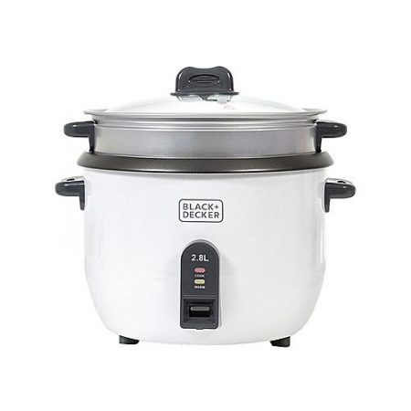 Black + Decker 2.8L Automatic Rice Cooker RC2850 White