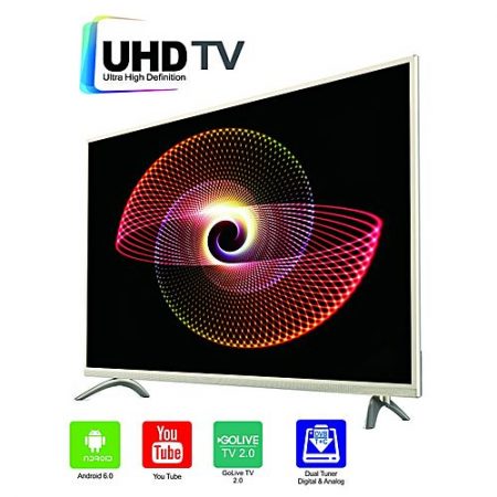 Changhong Ruba Official UD55F6800i 55 Inch Inch Android 6.0, 4K UHD Smart TV Rosy Golden