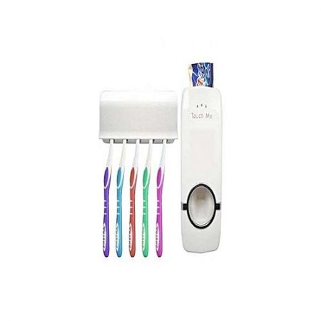 Chase mart Toothpaste Dispenser With Tooth Brush Holder