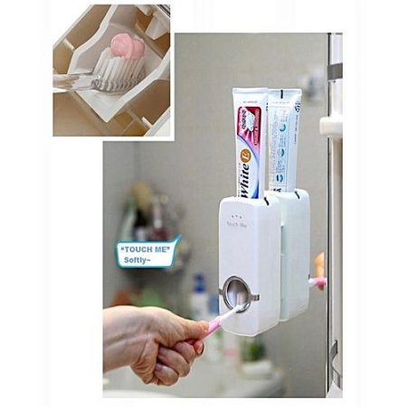 China Toothpaste Dispenser With 5 Brush Holder