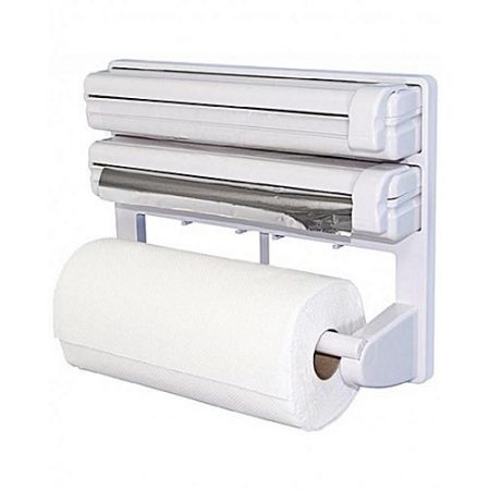 Fashion Mart Kitchen Paper Roll Dispenser White