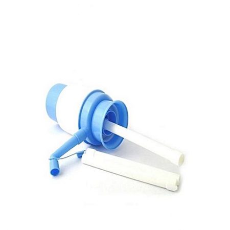 F&F Collection Manual Water Pump Dispenser For Water Cans Blue & White