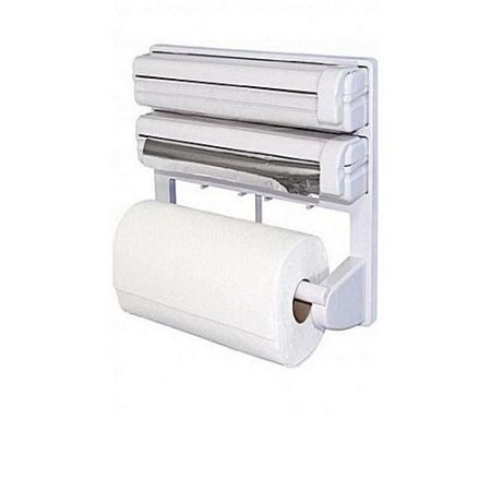 Lamcy Triple Paper Dispenser White