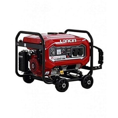 Loncin LC4900DDC - Petrol & Gas Generator - 3.1 kW - with Wheels Kit