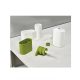 Mahmar2 Set of 3 Bathroom Soap Dispenser White & Green