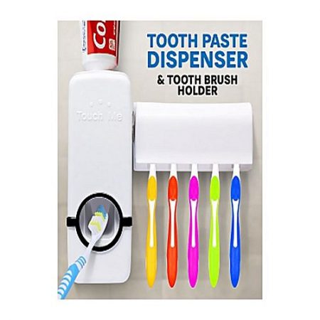 Makkah Maal Tooth Paste Dispenser And Tooth Brush Holder