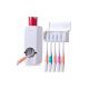 Online Product Set of Toothpaste Dispenser & Brush Holder White