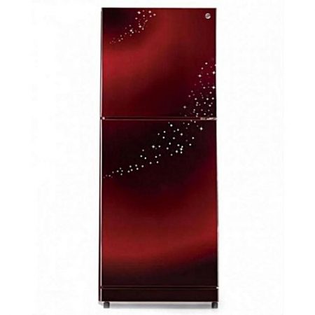 PEL PRGD 2200 M Glass Door Refrigerator 200 L Maroon & Red