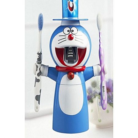 Saste Shop Doraemon Tooth Paste Dispenser & Holder