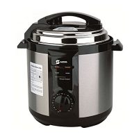 Sayona Stainless Steel Electric Pressure Cooker Black