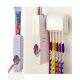 the market Toothpaste Dispenser with Tooth Brush Holder White