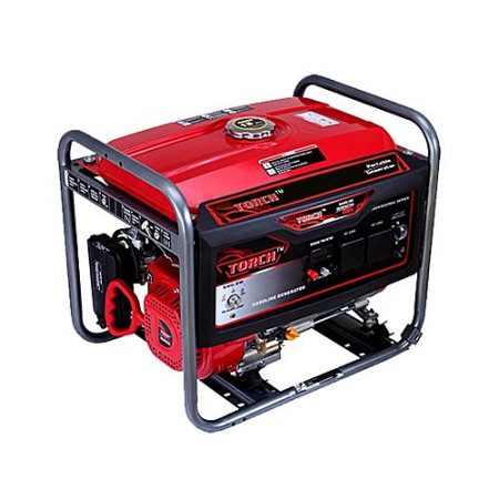 Torch Torch TD4600 - 2.5 K.W Self Start Gas and Petrol Generator Red