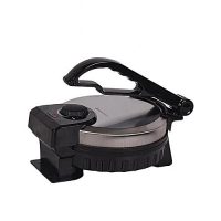 Westpoint WF6516 Deluxe Roti Maker With Timer 10" Inch Silver & Black