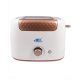 Anex AG3001 Deluxe 2 Slice Toaster Brown & White