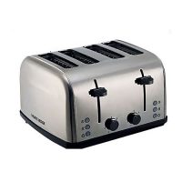 Black + Decker 4 Slice Toaster ET304 Silver