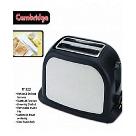 Cambridge Appliance TT312 TOASTER Black