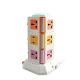 Dukan Online Shopping Vertical Secure Power Sockets with USB Port Multicolor